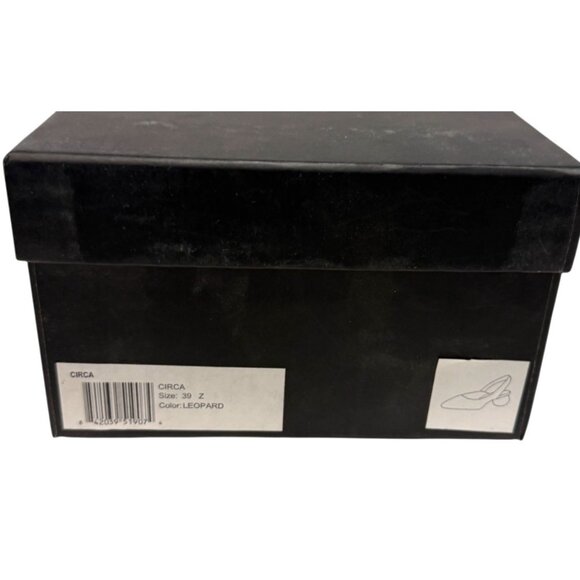 Matiko Women's Circa Sling Back Animal Print Wooden Heel  Flats Size 39/ US 9 NI - Picture 7 of 8